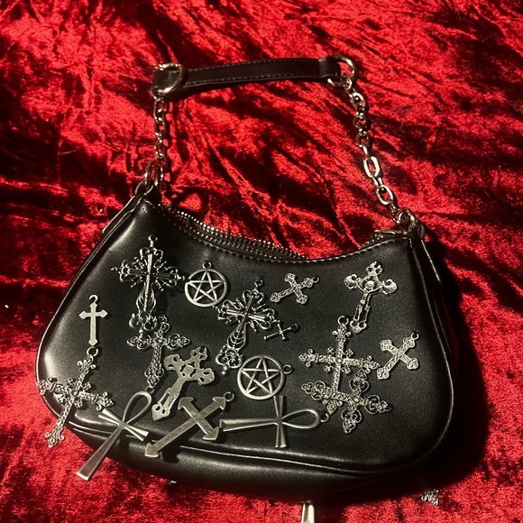 Dolls Kill Black Idol Worship Mini Bag - Picture 5 of 7